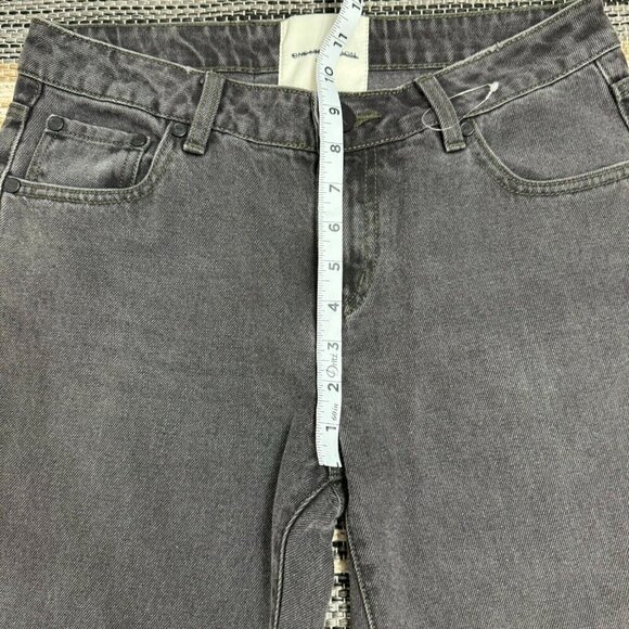 One Teaspoon Stixx Women's Dark Wash Denim Jeans Mid Rise Straight Leg Cotton 28 - Picture 14 of 16